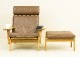 Hans J. Wegner�ʥϥ󥹡�J���������ʡ��� GE375 Easy Chair + Ottoman �̲�������ơ��������� | �����ޡ��������ࡦ��������������