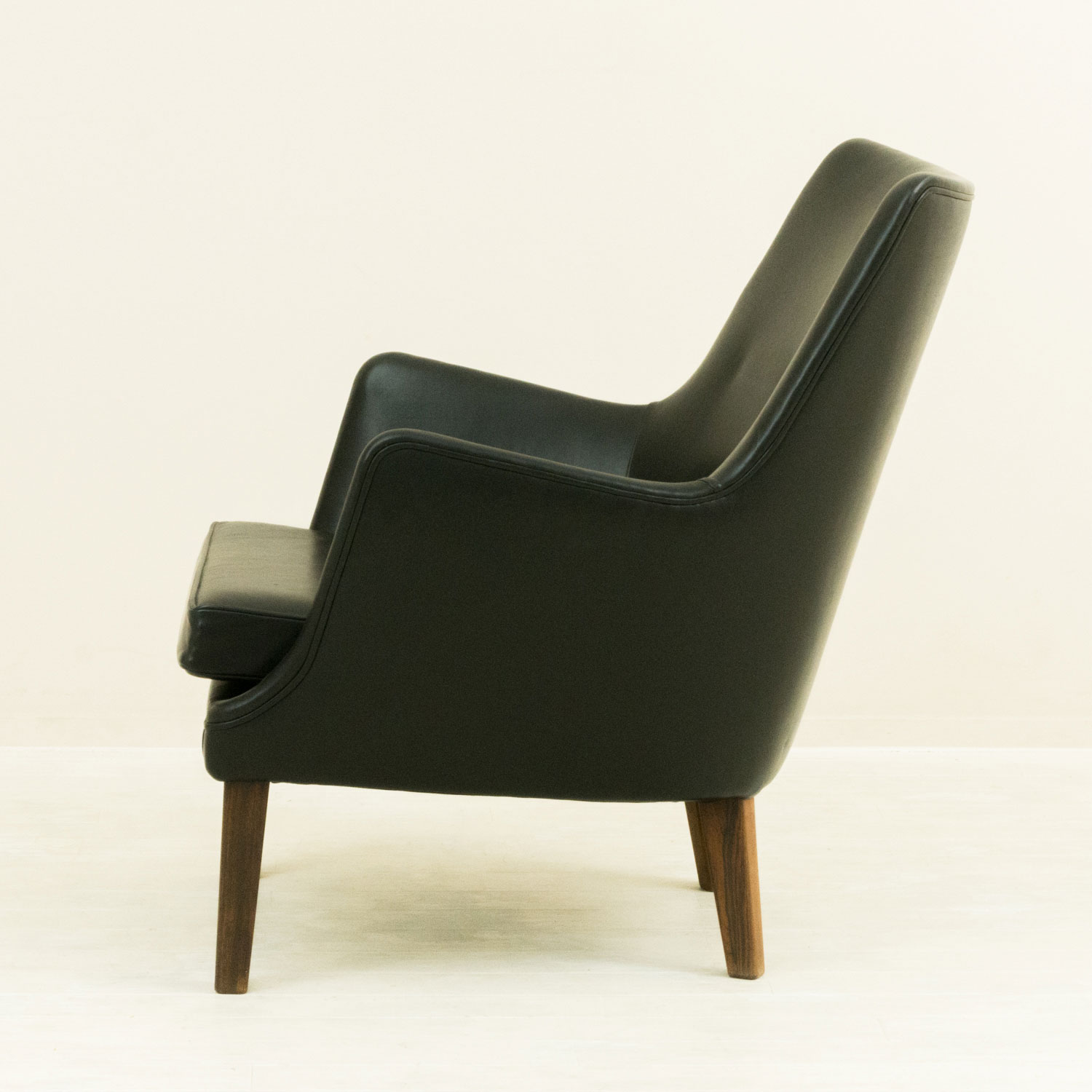 AV53 Easy Chair Arne Vodder ローズウッド レザー 北欧家具
