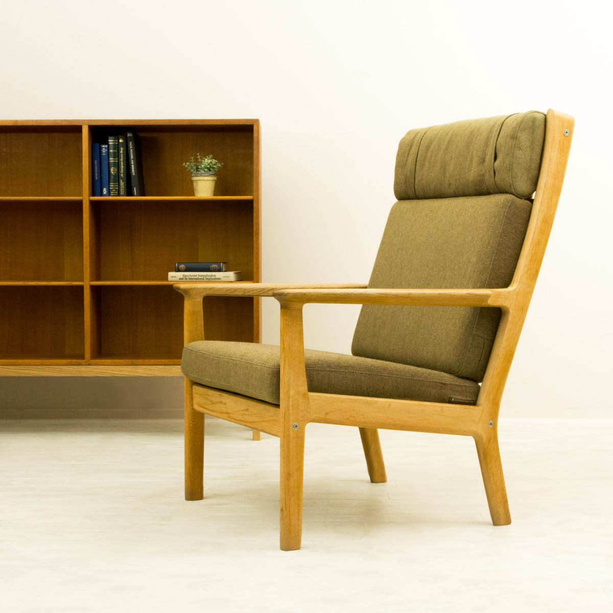 ハンス・ウェグナー GE265 イージーチェア オーク 北欧ビンテージ家具