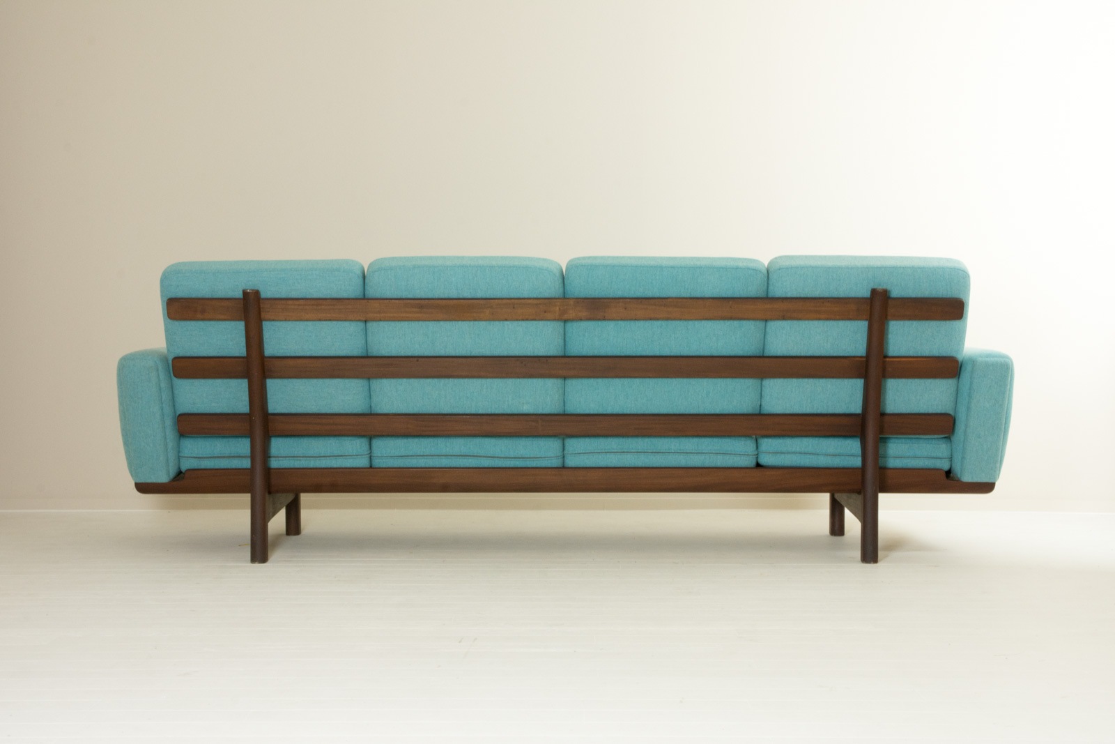 Teak GE235 4 Seater Sofa by Hans J Wegner