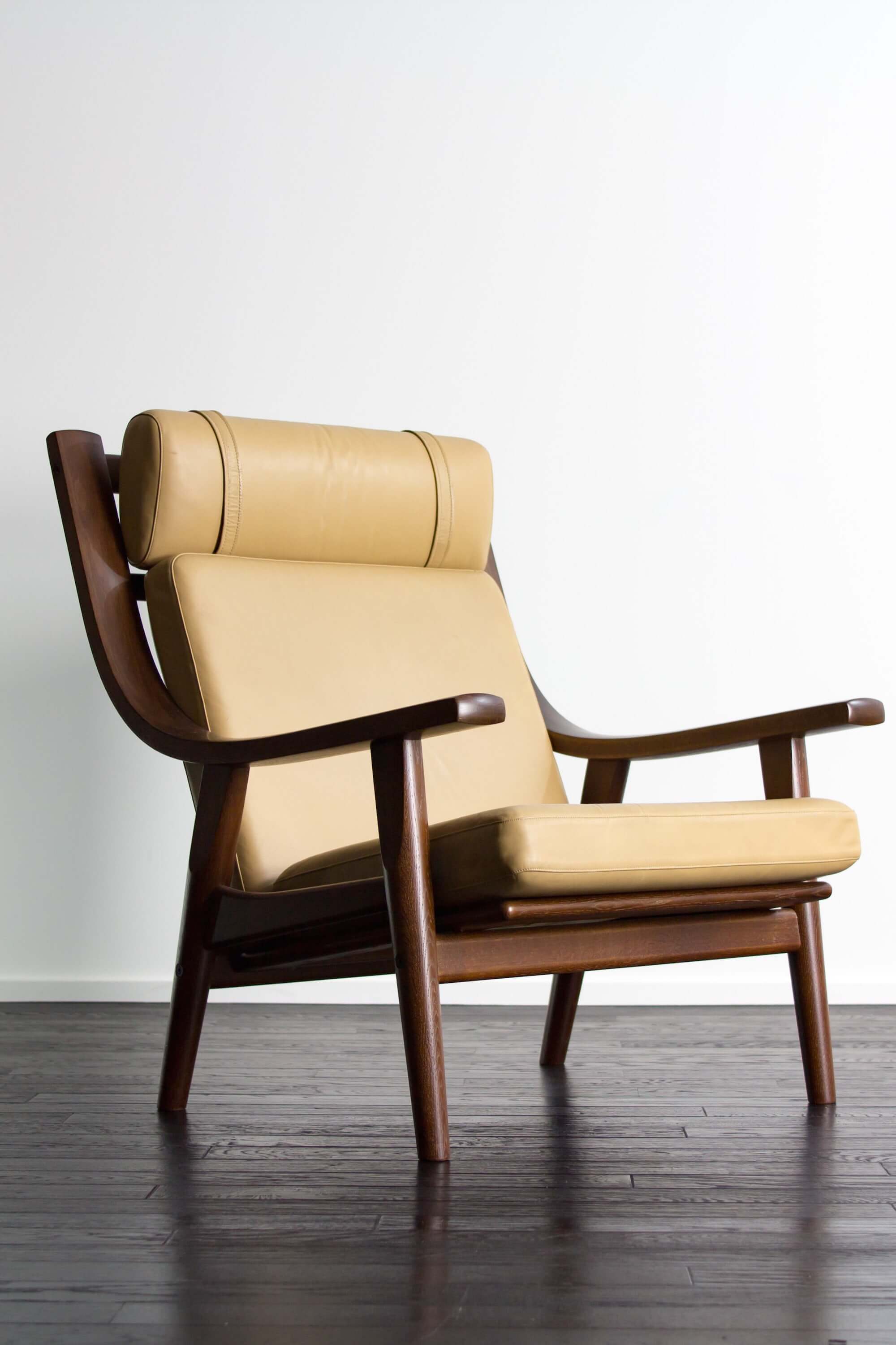 GE530 High back Chair by Hans J Wegner