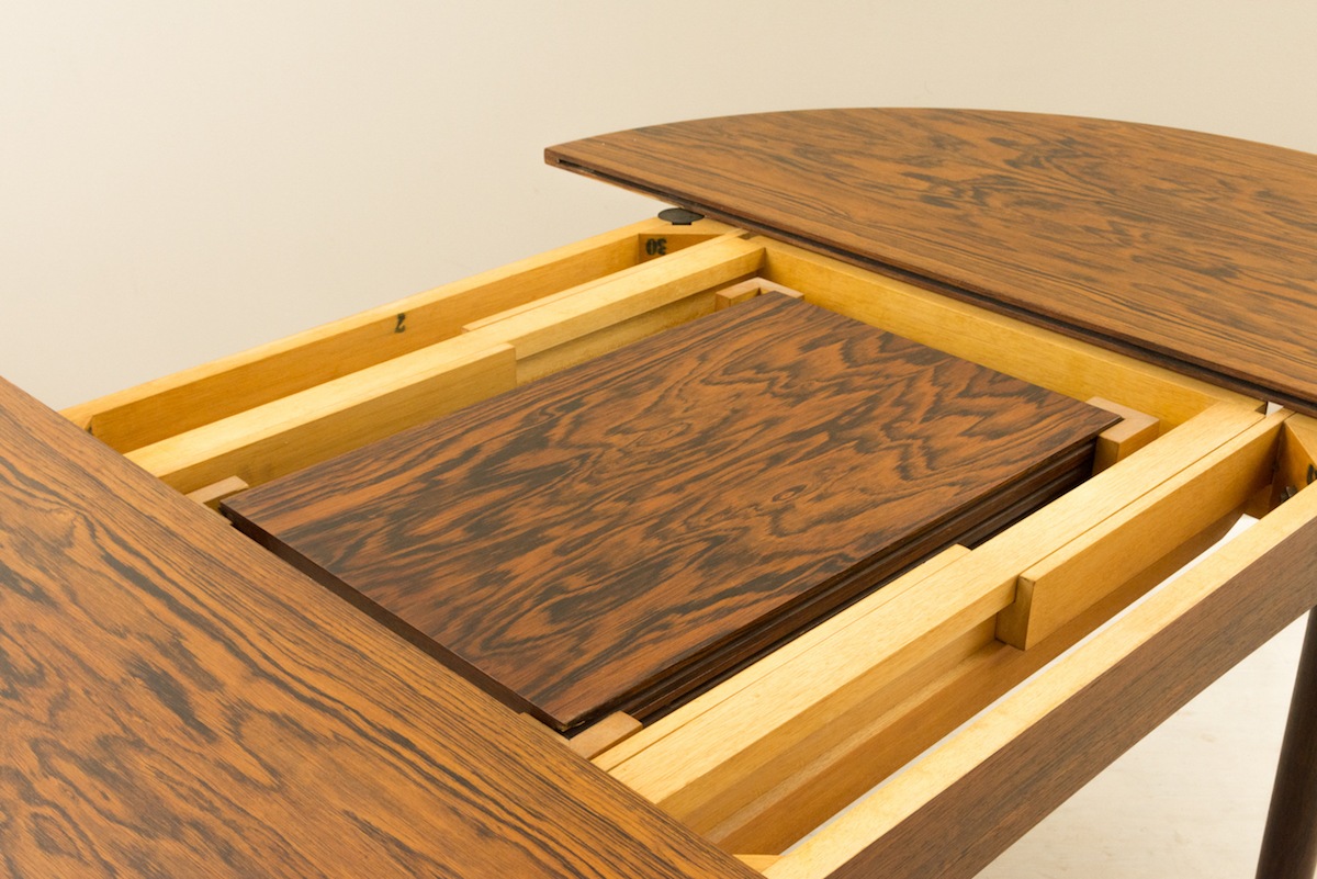 ビンテージ　ラウンドテーブル　ローズウッド材　81x81 ビンテージ ラウンドテーブル ローズウッド材 81x81