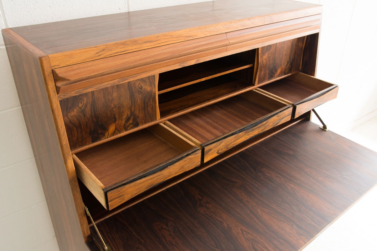 Erling Torvits ビューロー ローズウッド 北欧ビンテージ家具CLOVERKY