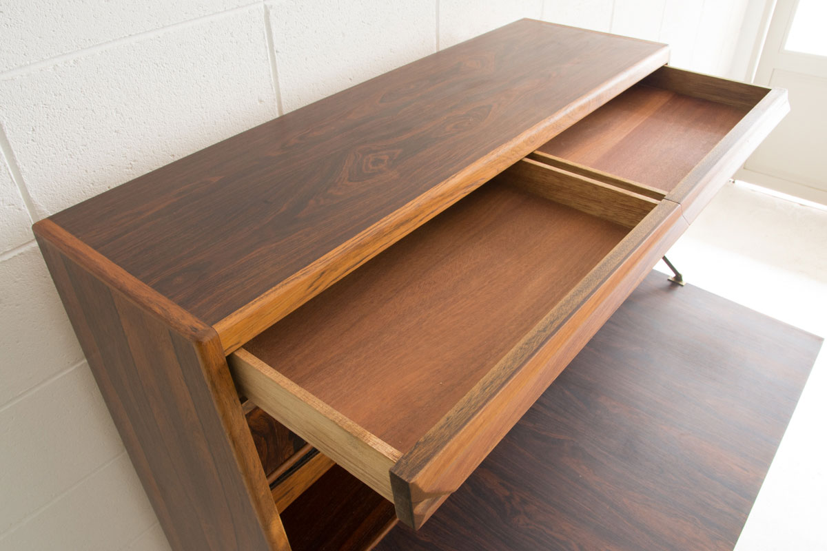 Erling Torvits ビューロー ローズウッド 北欧ビンテージ家具CLOVERKY