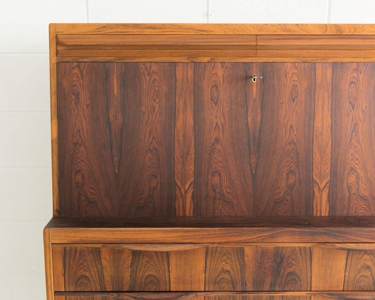 Erling Torvits ビューロー ローズウッド 北欧ビンテージ家具CLOVERKY