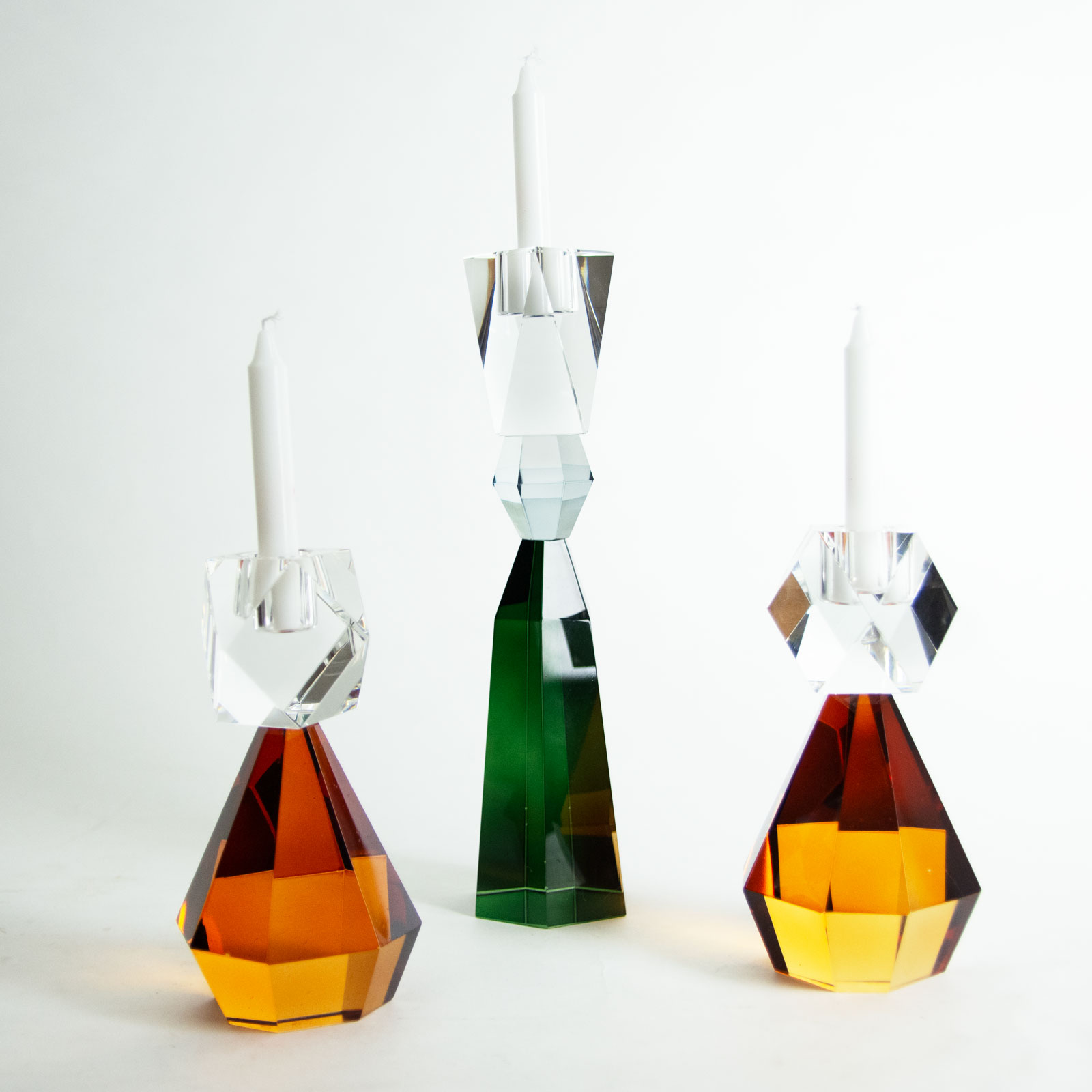 Emerald Candle Stand