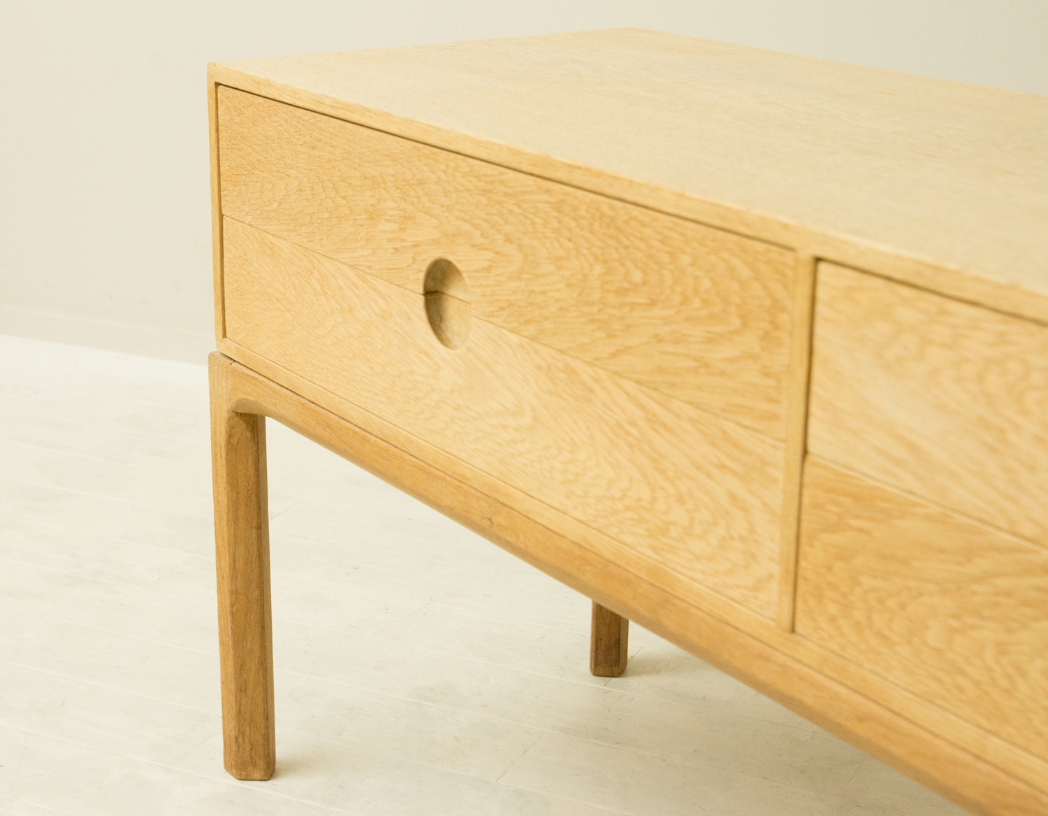 #394 Oak Chest by Kai Kristiansen for Aksel Kjersgaard