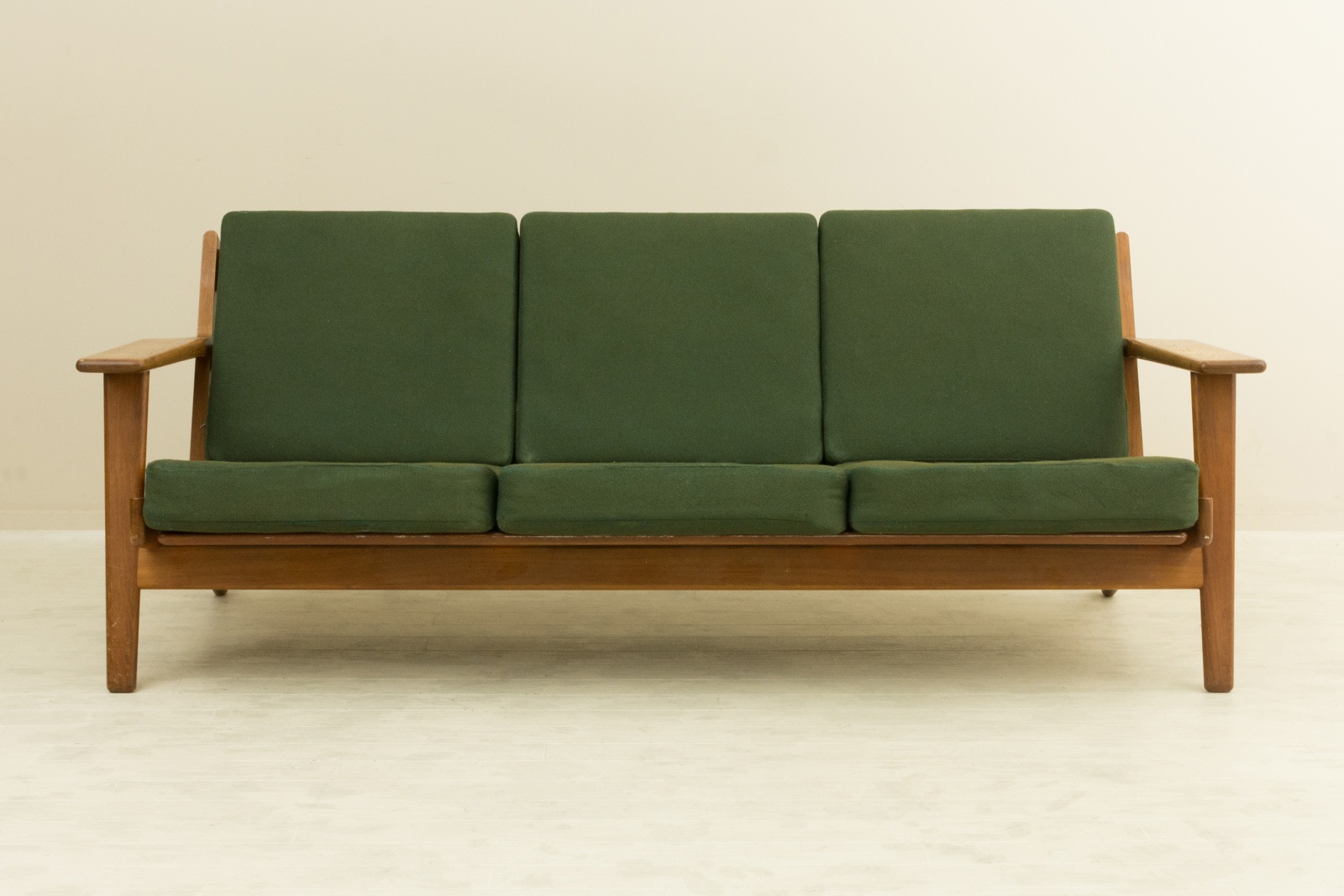 GE290 3 Seater Teak Sofa  by Hans J Wegner