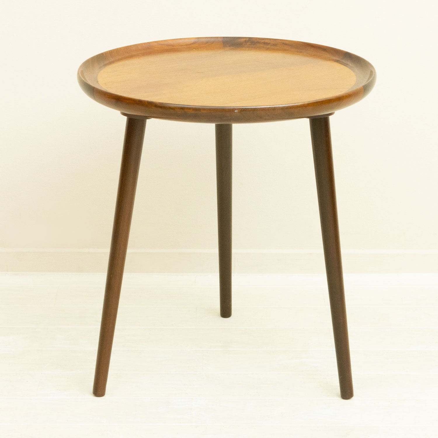 1960ǯ�� Anton Kildeberg�� ���������å� �����ҡ��ơ��֥��Round Rosewood Coffee Table by Anton Kildeberg�ʥǥ�ޡ��������̲�������ơ�����3�ܵӡ�
