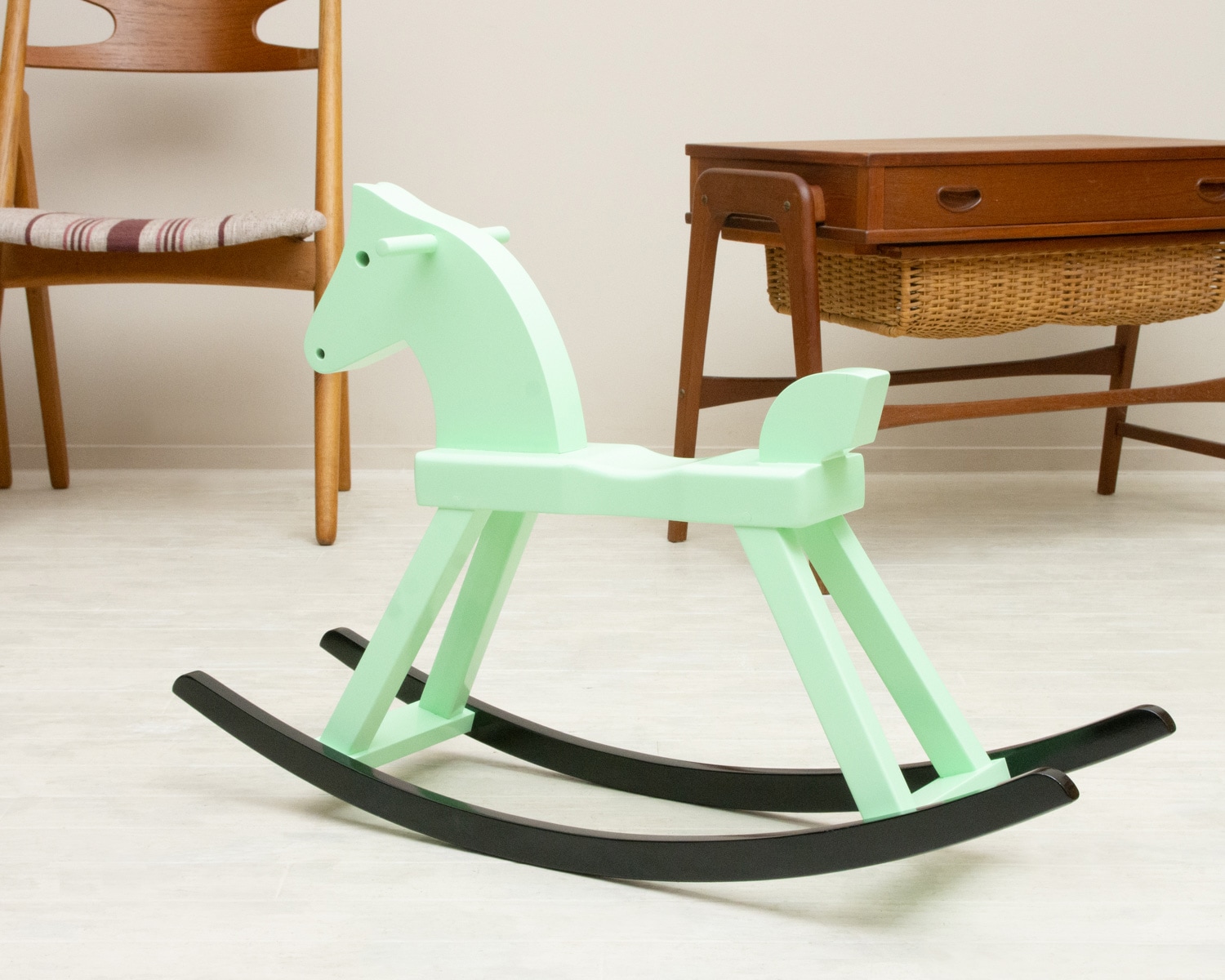 Kay Bojesen ロッキングホース ピンク 北欧ビンテージ家具CLOVERKY