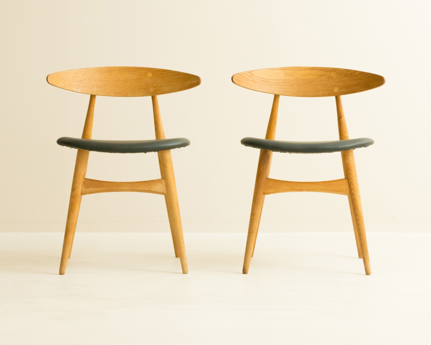 【超お買い得！】 CH33 Dining 通販 北欧家具 オーク 2脚set Wegner Hans Chair 椅子