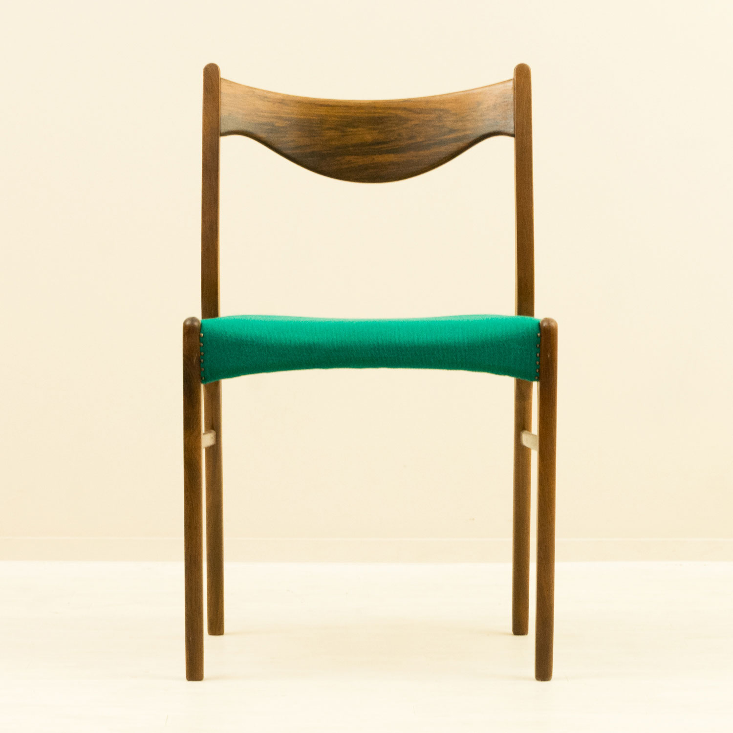 ��2�ӥ��åȡ�GS61 �����˥󥰥����� by ����͡��������롦�������������1960ǯ�˥��������åɡ�GS61 Dining Chair by Arne Wahl Iversen, 1960s Rosewood���̲�������ơ�����