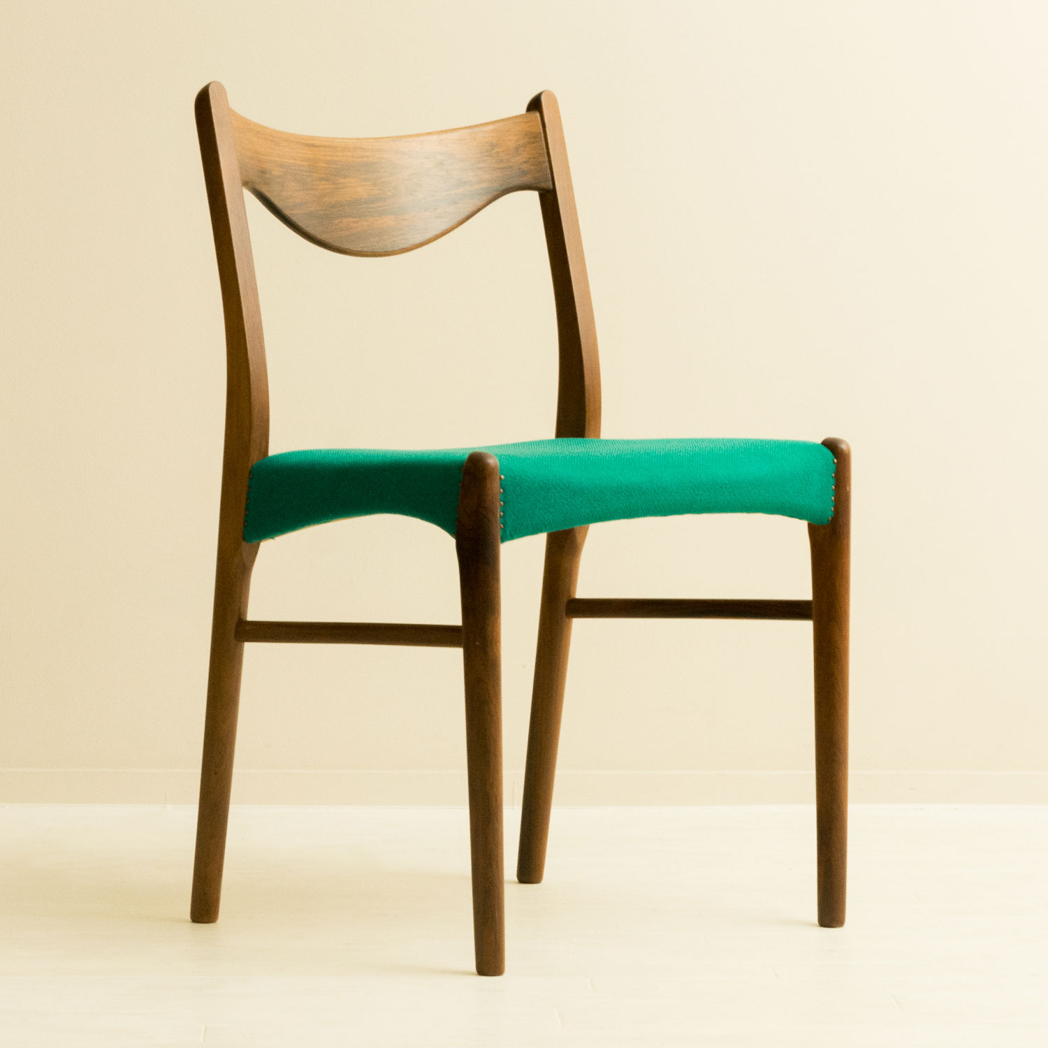 ��2�ӥ��åȡ�GS61 �����˥󥰥����� by ����͡��������롦�������������1960ǯ�˥��������åɡ�GS61 Dining Chair by Arne Wahl Iversen, 1960s Rosewood���̲�������ơ�����