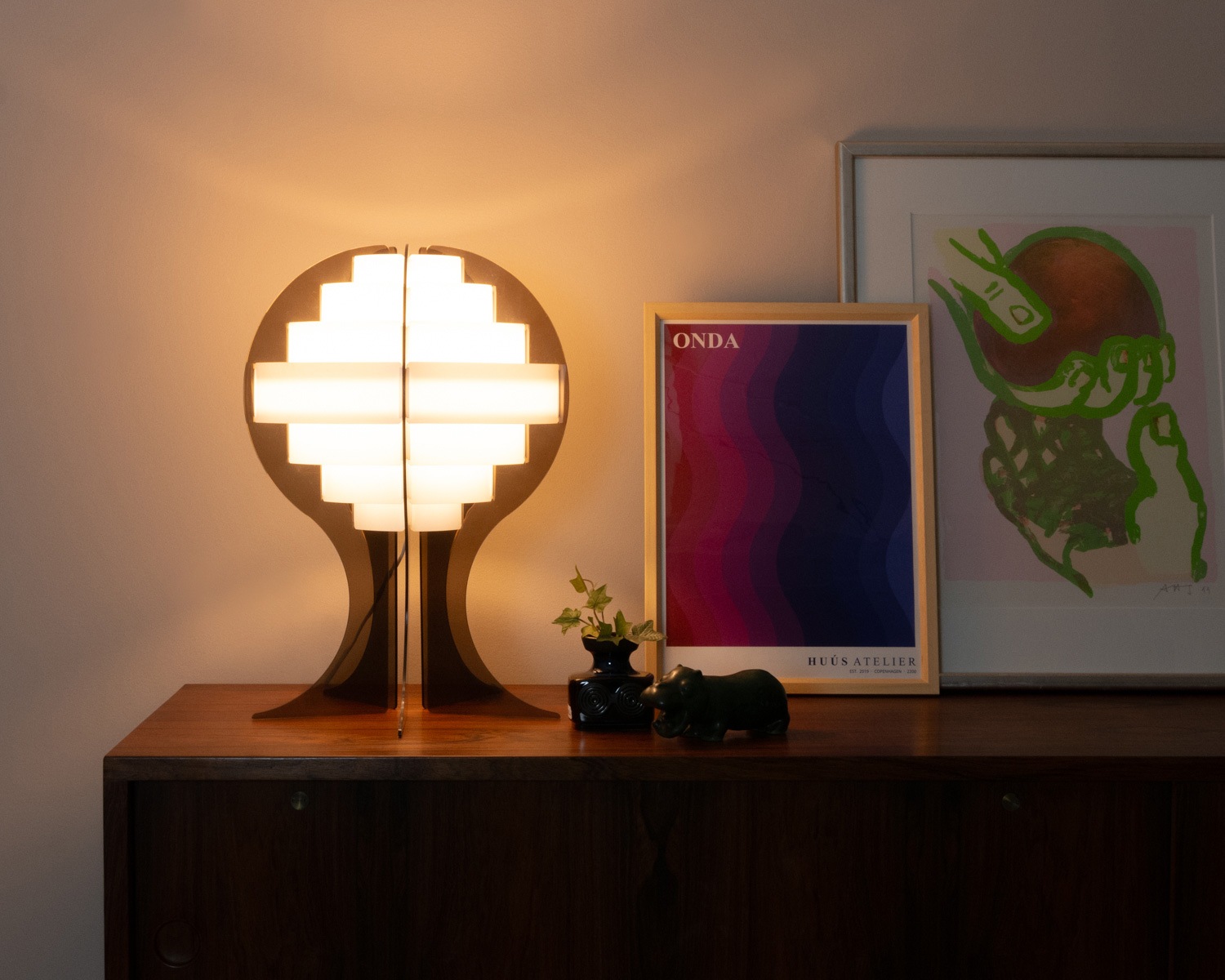 Table lamp by Flemming Brylle & Preben Jacobsen