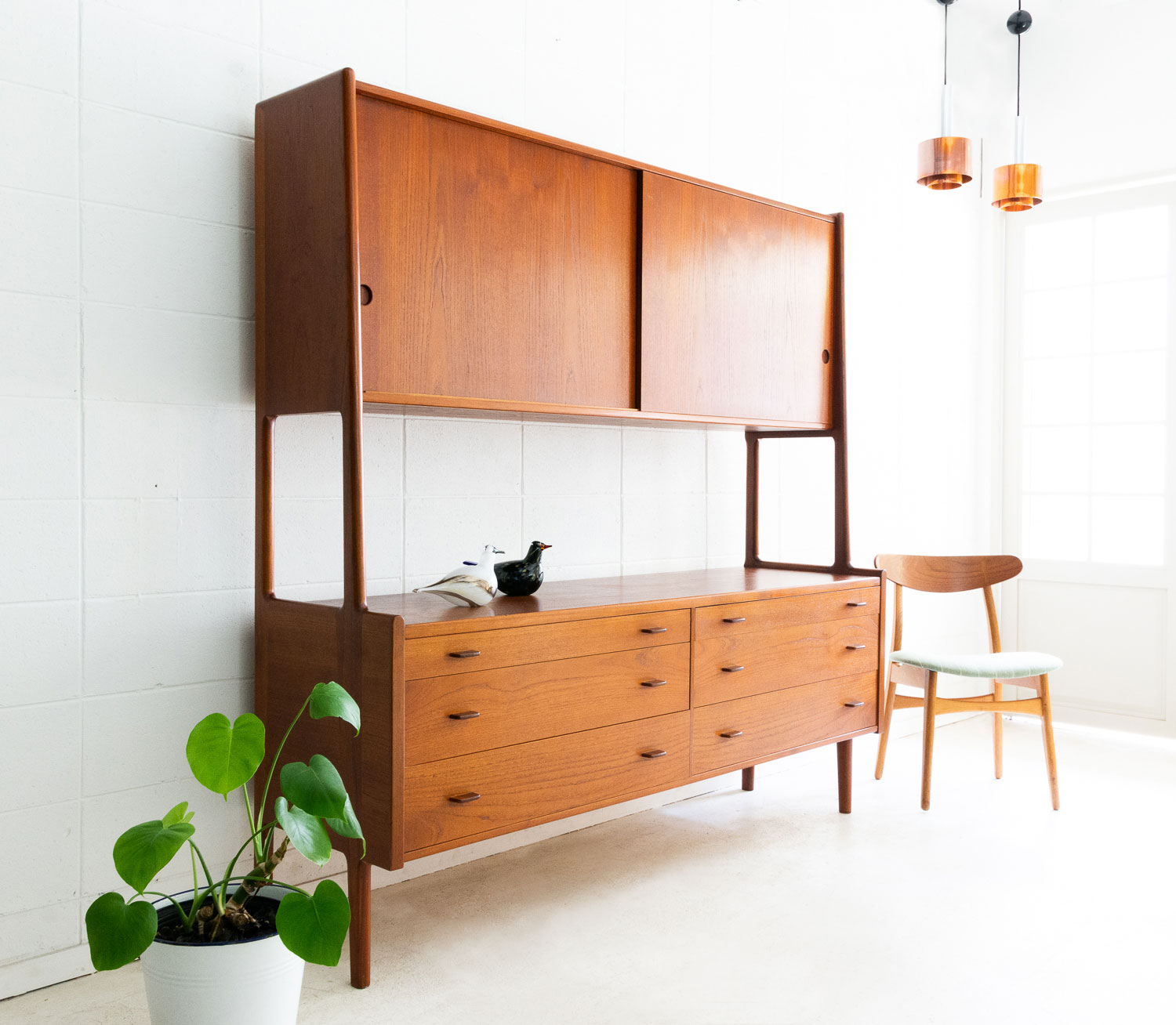 ハンス・ウェグナー RY20 キャブネット チーク 北欧ビンテージ家具CLOVERKY