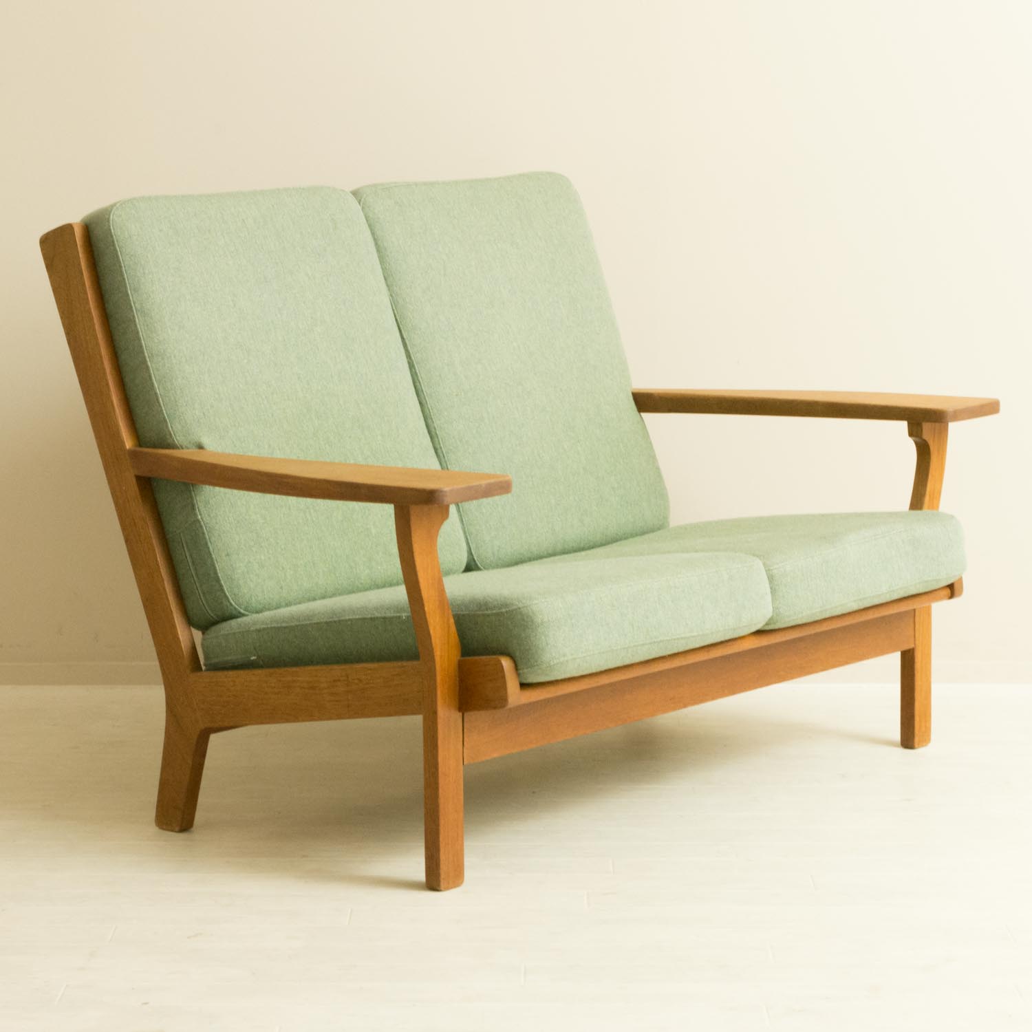 北欧ヴィンテージソファ　オーク　右アーム 北欧ヴィンテージソファオーク右アーム