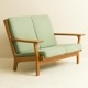 Hans J. Wegner�ʥϥ󥹡�J���������ʡ��� GE330 2seater Sofa �̲�������ơ������ե� | ��������