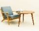 Hans J. Wegnerʥϥ󥹡Jʡ AT8 Teak Round Coffee Table ̲ơơ֥ | ҡơ֥롦1950ǯ