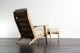 GE290A High back Chair by Hans J Wegner