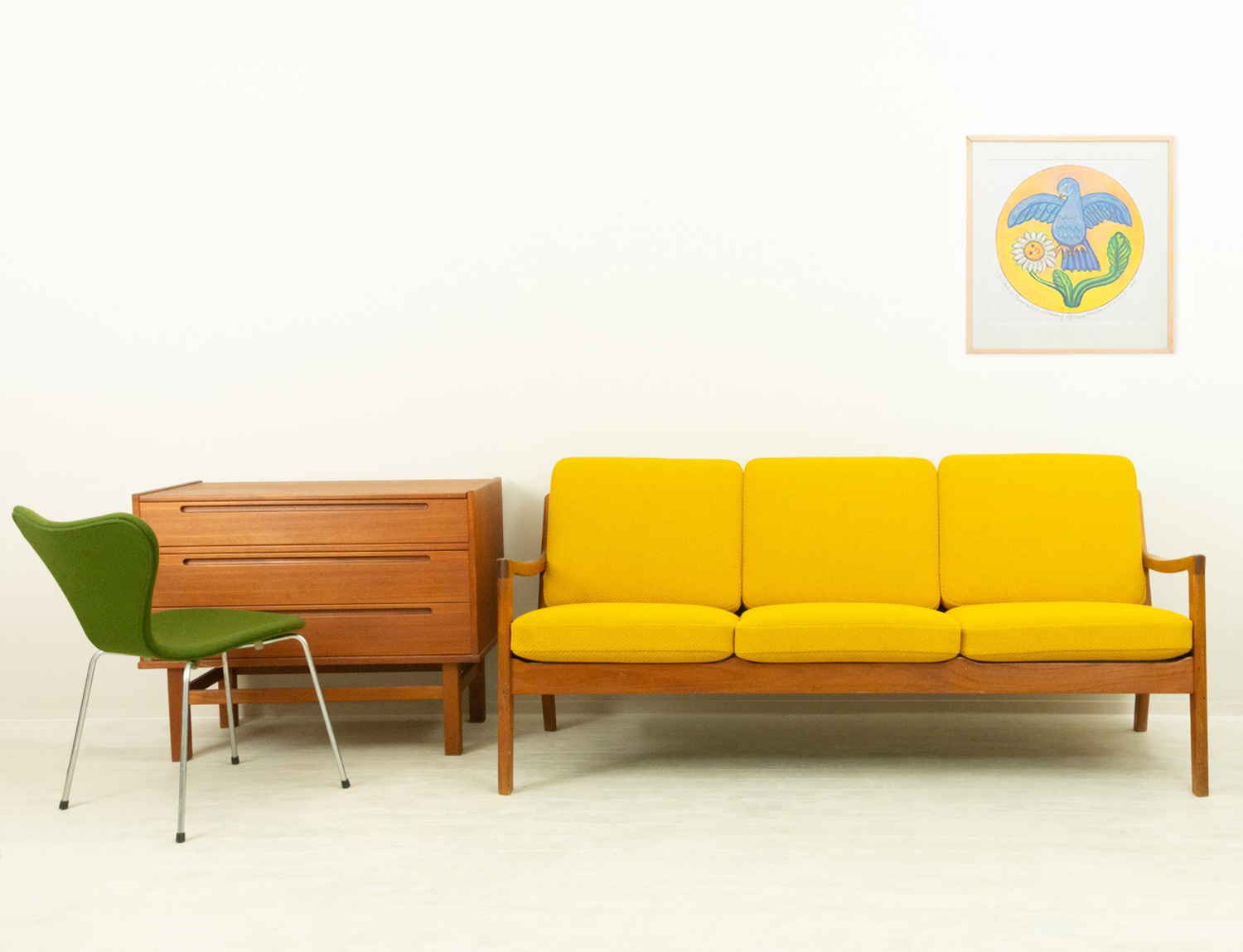 Ole Wanscher�ʥ����졦�����󥷥㡼�� #169 Senator 3seaters Sofa �̲�������ơ������ե� | ̾��������� �����ͳݤ�