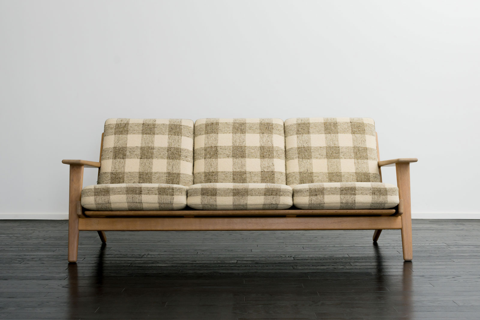 ソファ GE290 チェック柄 北欧ヴィンテージ家具の通販