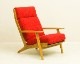 Hans J. Wegnerʥϥ󥹡Jʡ GE290A High back Chair ̲ơ | 1950ǯ塦ࡦϥХå