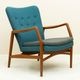 Kurt Olsen #215 Single Sofa �̲�������ơ������ե� |1950ǯ�塦�ơ����ࡦ���󥰥륽�ե�