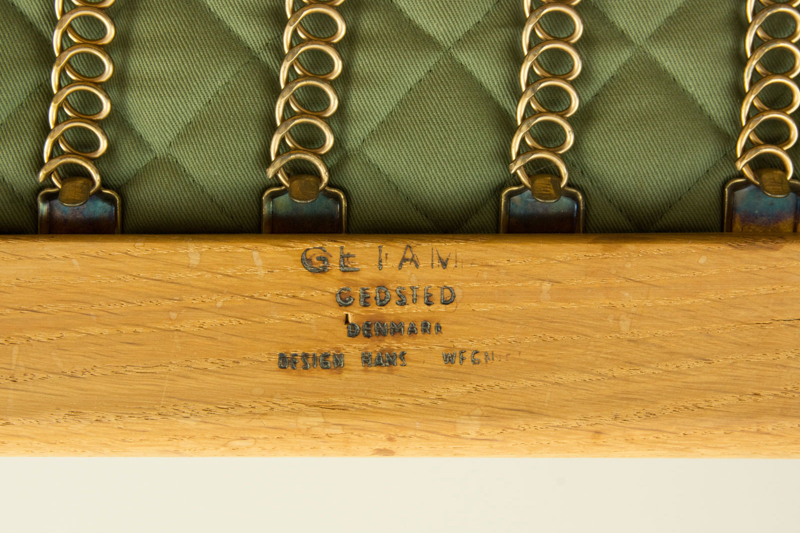 GE290A High back Chair by Hans J Wegner