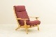 GE290A High back Chair by Hans J Wegner