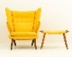 Hans J. Wegnerʥϥ󥹡Jʡ AP19 Bear Chair +&#160; PP120 Ottoman ̲ơ | ̾AP storenҡPP moblerҡࡦ٥