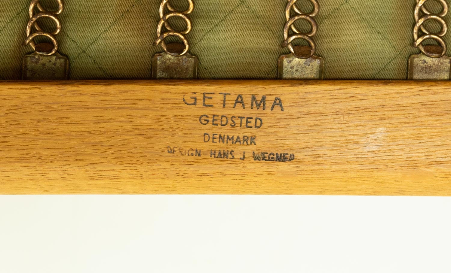 Hans J. Wegnerʥϥ󥹡Jʡ GE290A High back Chair + GE290S Ottoman ̲ơ | 1950ǯ塦ࡦޡ