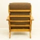 Hans J. Wegnerʥϥ󥹡Jʡ GE290A High back Chair + GE290S Ottoman ̲ơ | 1950ǯ塦ࡦޡ