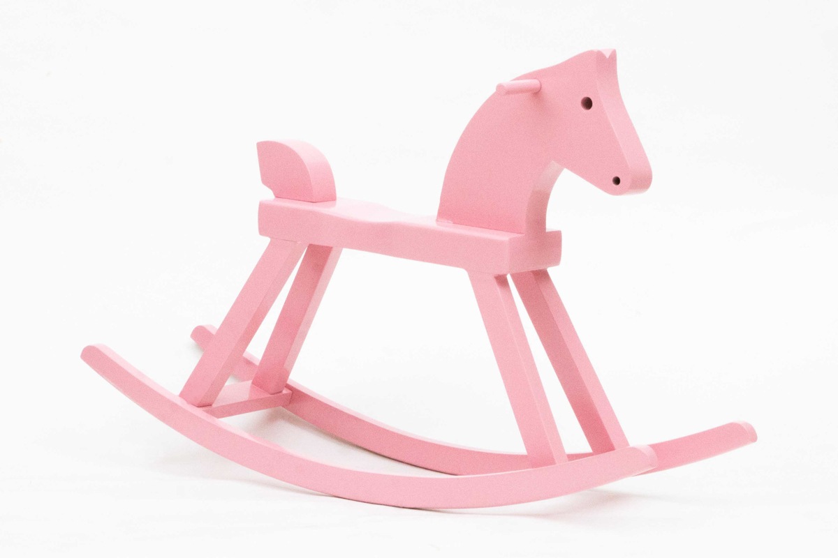 Kay Bojesen ロッキングホース ピンク 北欧ビンテージ家具CLOVERKY