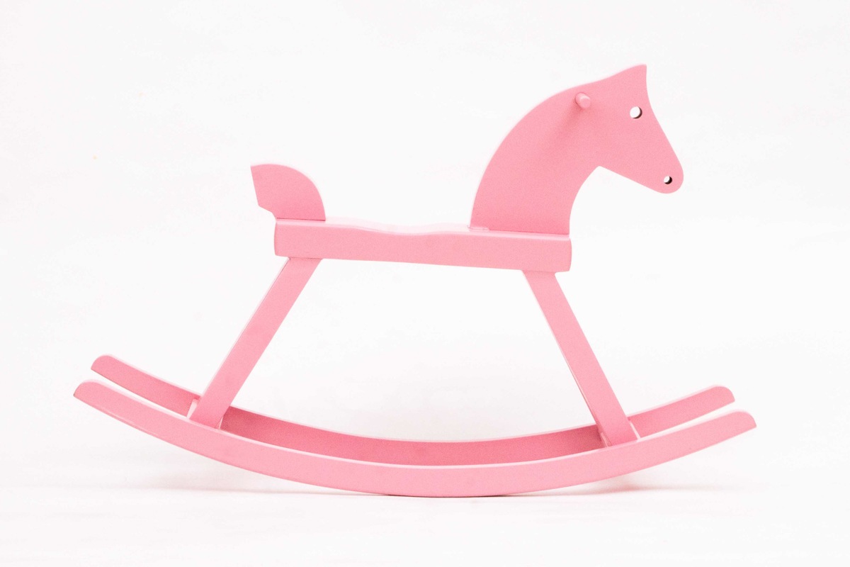 Kay Bojesen ロッキングホース ピンク 北欧ビンテージ家具CLOVERKY