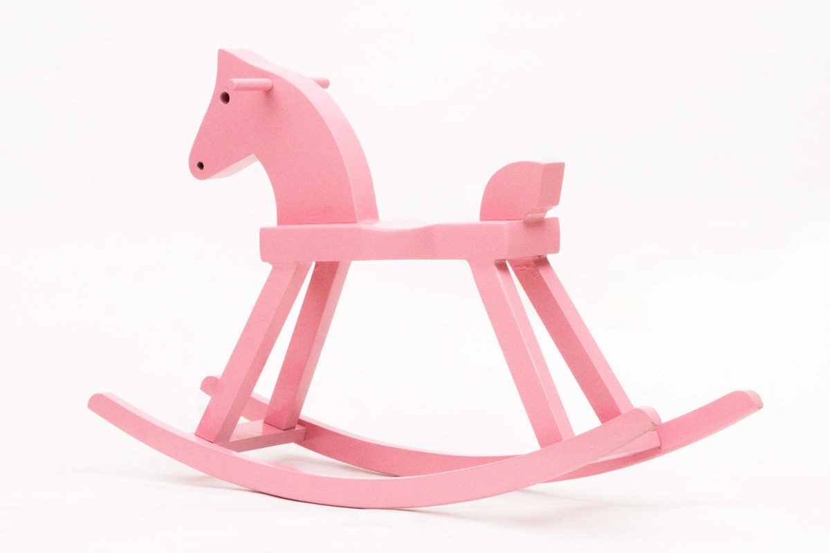Kay Bojesen ロッキングホース ピンク 北欧ビンテージ家具CLOVERKY