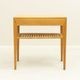 ⡼ơ֥ Severin Hansen Jr. ǥ ̲ơ ʥߥ饿󡿰ФǼդˡScandinavian Vintage Small Table by Severin Hansen Jr. Oak & Rattan with Drawer