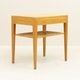 ⡼ơ֥ Severin Hansen Jr. ǥ ̲ơ ʥߥ饿󡿰ФǼդˡScandinavian Vintage Small Table by Severin Hansen Jr. Oak & Rattan with Drawer