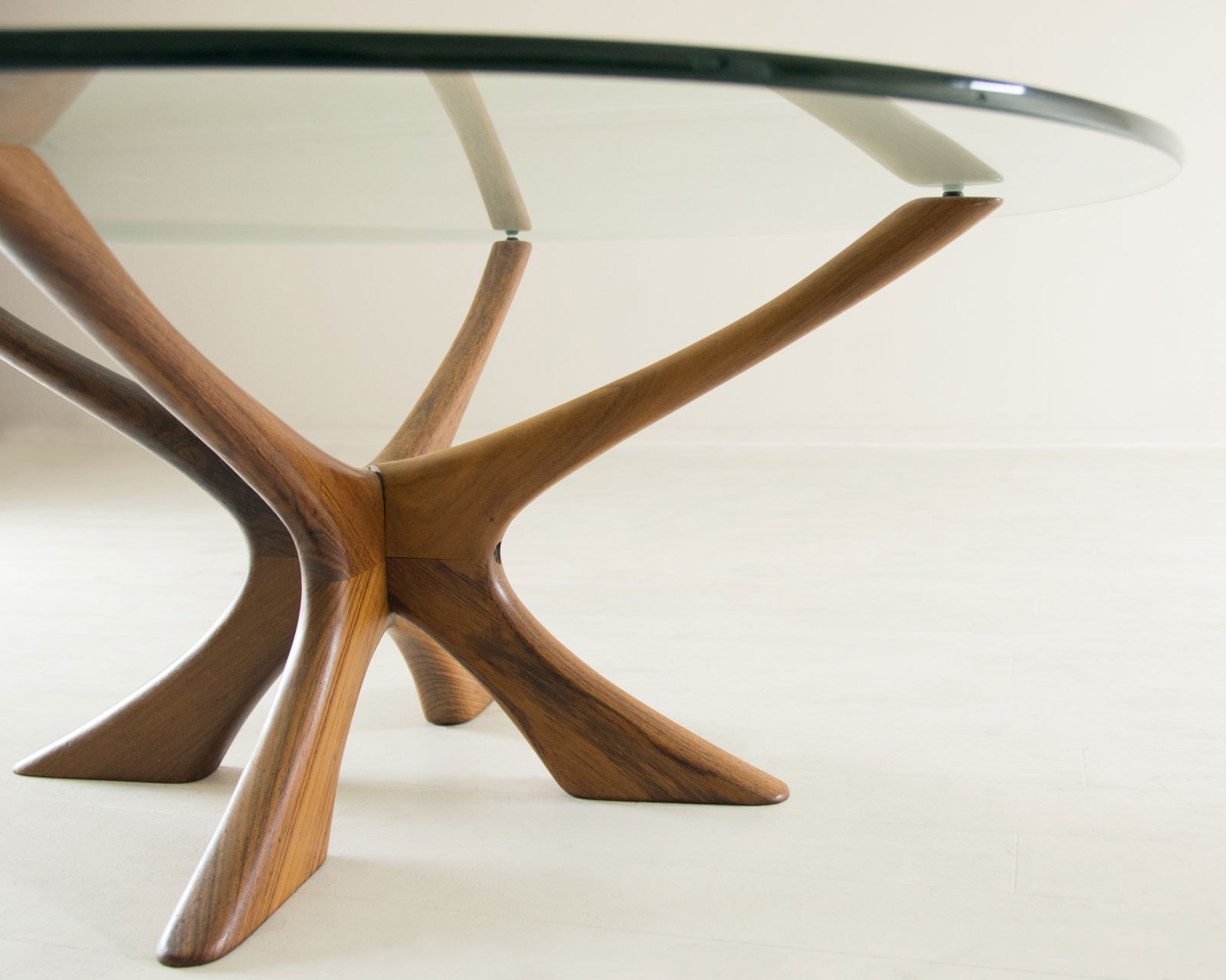 T118  Glass Coffee Table by Illum Wikkelso