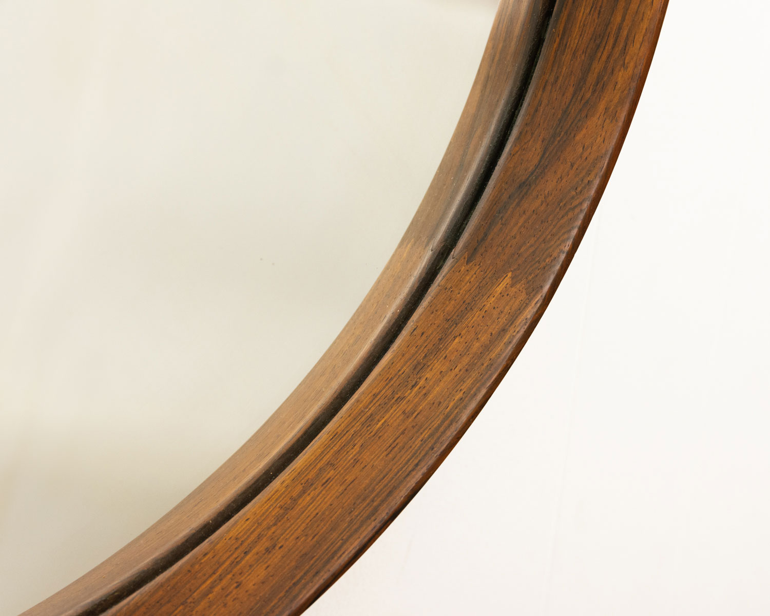 åɥե졼 ݷơߥ顼Round Vintage Mirror with Rosewood Frame̲ɳݤ֤ѡ