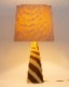 1930ǯ�� �ǥ�ޡ����� ���֥�ե��֥�å� �ơ��֥���ס�Vintage Table Lamp with Zebra Shade from Denmark���̲�������ơ����������Ÿ��б��ѡ�