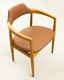 �ǥ�ޡ����� �������� �� ������ơ����쥶�� �������������Oak Arm Chair with Vintage Leather from Denmark���̲�������ơ������ݤߤΤ�������ʥե졼���