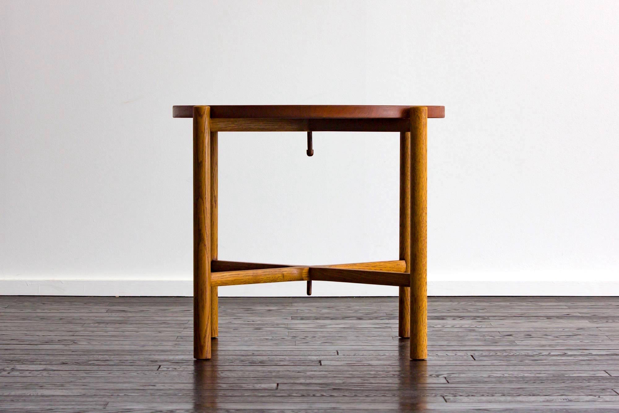 ラウンドサイドテーブル 北欧ヴィンテージ家具の通販