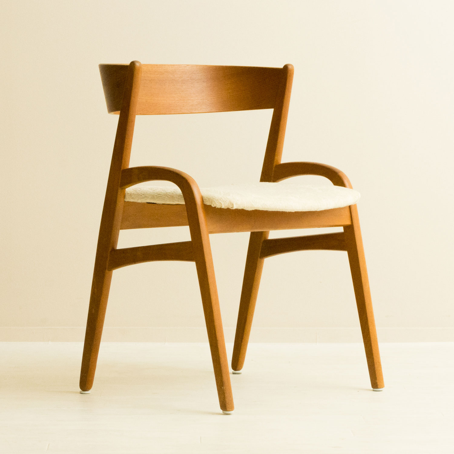 4脚セット】北欧 デンマーク ヴィンテージ チーク ダイニングチェア