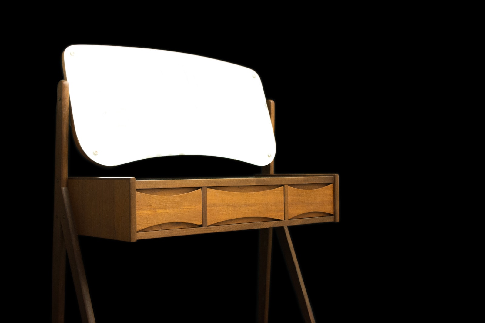 アルネ・ボッダー ドレッサー チェスト チーク・ミラー 北欧ビンテージ