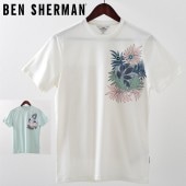 T����� �ȥ��ԥ��� �ݥ��å� 2�� �ۥ磻�� ���� Ben Sherman �٥󥷥㡼�ޥ�