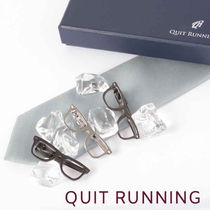 クイトランニング Quit Running,タイピン タイクリップ Quit Running