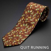 �ѹ�֥���Quit Running �ԥ奢���륯100�� MADE IN ITALY �ե������ �ѥ����� BROWN �֥饦�� �㿧 