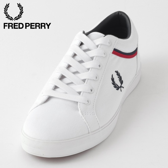 フレッドペリー Fred Perry メンズ Men S 靴 シューズ スニーカー フレッドペリー スニーカー キャンバス シューズ ベースライン ホワイト メンズ Fred Perry 正規販売店