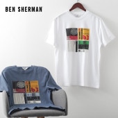 T����� �����å� ����쥤 2�� �饤�ȥ���ǥ��� �ۥ磻�� �쥮��顼�ե��å� Ben Sherman �٥󥷥㡼�ޥ�