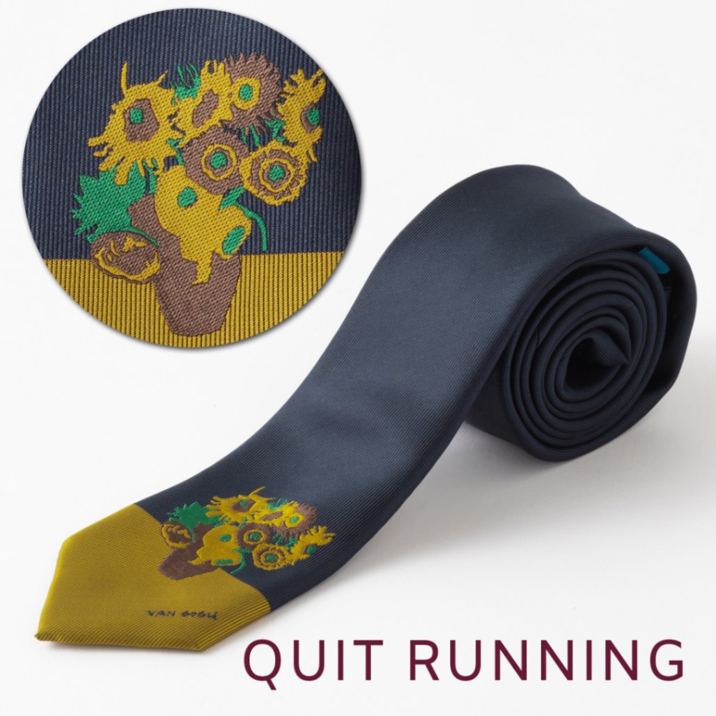 クイトランニング Quit Running,ネクタイ Quit Running,ウォッシャブル